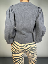 Sweater Costura Hombro Lana Merino