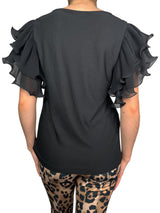 Blusa Mangas Plisada