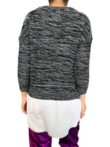 Sweater Blanco Negro