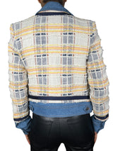 Chaqueta Tweed y Denim