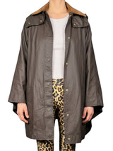 Chaqueta Encerada Cuello Cotelé