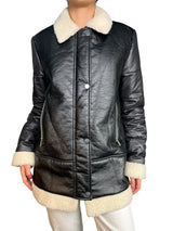 Parca Cuero Vegano Frontal