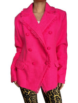 Chaqueta Tweed Fucsia