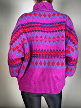 Sweater De Grecas Alpinos en Lana De Sauce