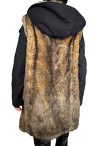 Abrigo Piel Sintética