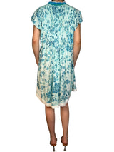 Vestido Viscosa Turquesa