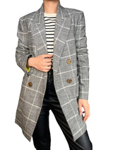 Blazer Pied De Poule
