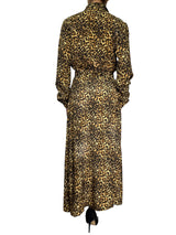 Vestido Largo Abotonado Print