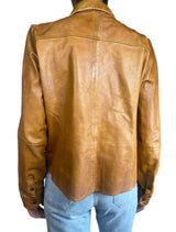 Sobrecamisa Mila Toffe Cuero