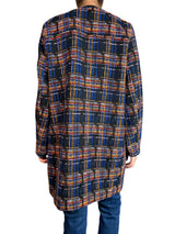 Chaqueta Larga Tweed