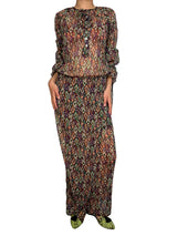 Vestido Fibras Metalizadas