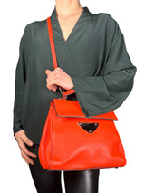 Cartera Satchel con correa ajustable