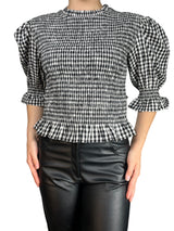 Blusa Safi Black Vichy