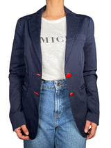Blazer Botones Contraste
