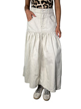 Falda Denim Ruedo Hueso Phalika