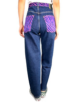 Jeans Ankle Flare Animal Print