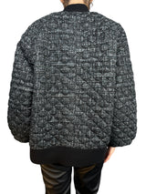 Chaqueta Jaspeada Fibras Metalizadas