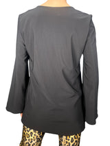 Blusa Sastrera Con Cierre Lateral