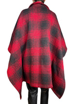 Poncho Rojo Oversize