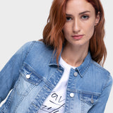 Jacket Denim Baker Destroyer Blue