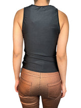 Top Negro Sin Mangas