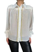 Blusa Rush Lurex Gold