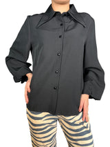 Blusa Mangas Aglobadas