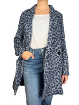 Abrigo Animal Print Peludo
