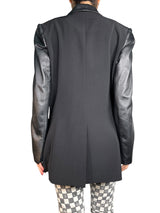 Blazer Detalles en Cuero