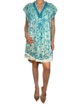 Vestido Viscosa Turquesa