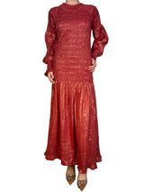 Vestido Fruncido Lurex