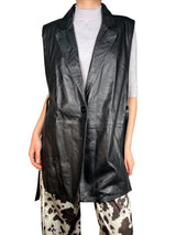 Chaqueta Sin Mangas Cuero