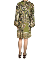 Vestido Verde Estampado