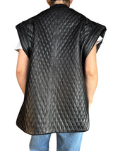 Chaqueta Cuero Sin Mangas