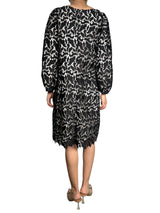 Vestido Bordado Emporio Armani