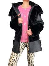 Abrigo Piel Sintética