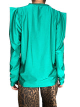 Polera Verde Satinada