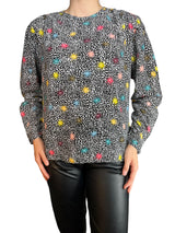Blusa Animal Print Estampado Multicolor