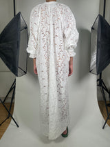 Vestido Blanco Broderie