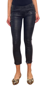 Leggings Cuero Negro