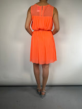 Vestido Plisado Fluorescente