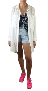 Blusa Larga Oversize Blanco