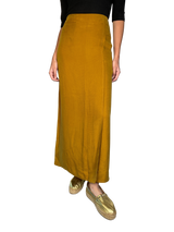 Falda Maxi Mostaza
