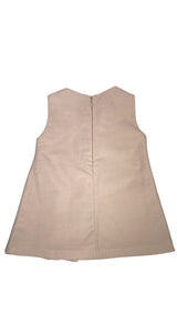 Vestido Plisado Beige