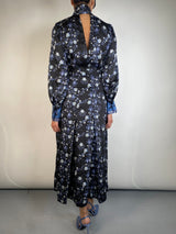 Vestido Flores Azules