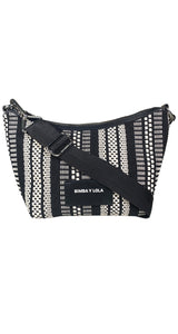 Bandolera Tejida Blanco y Negro