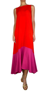 Vestido Maxi Bicolor