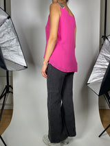 Blusa Fucsia Aplicaciones