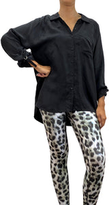 Blusa Larga Negra