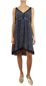 Vestido Lunares Seda